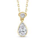 Bermuda 0.25ct Lab Grown Diamond Necklace | 9CT White/Yellow Gold