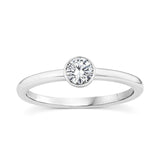 0.25ct Lab Grown Diamond Ring in 9K White Gold