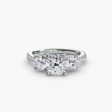 The Trinity Pavé Ring