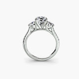 The Trinity Pavé Ring