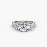 The Trio Pavé Ring