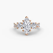 Three-Stone with Pavé Band 2