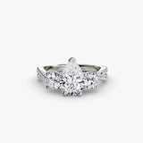 The Trio Pavé Ring