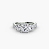 The Trio Pavé Ring