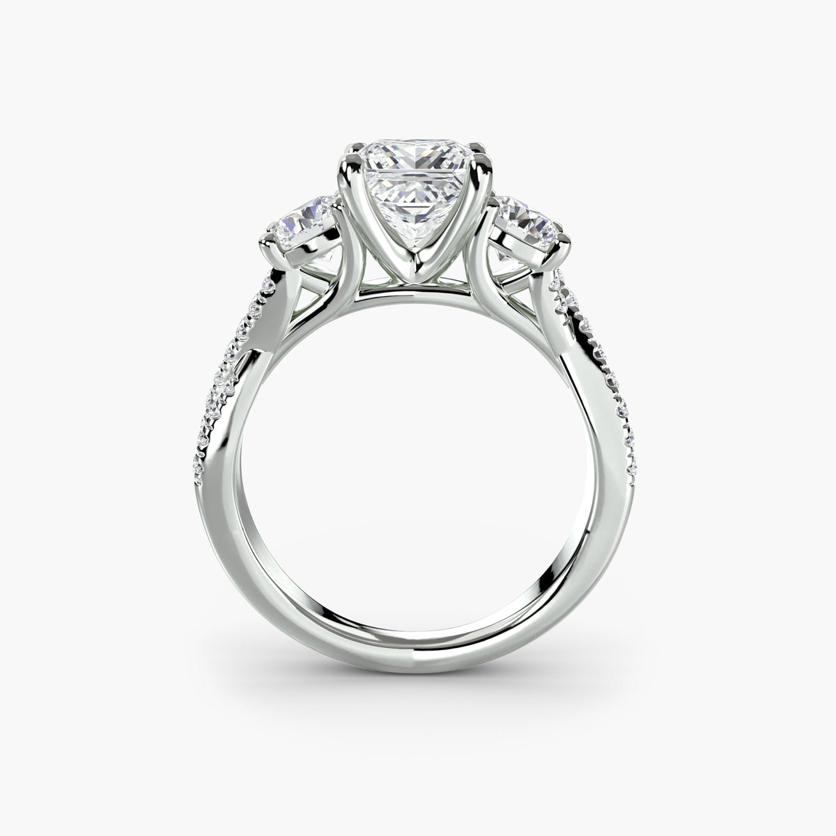 The Trio Pavé Ring