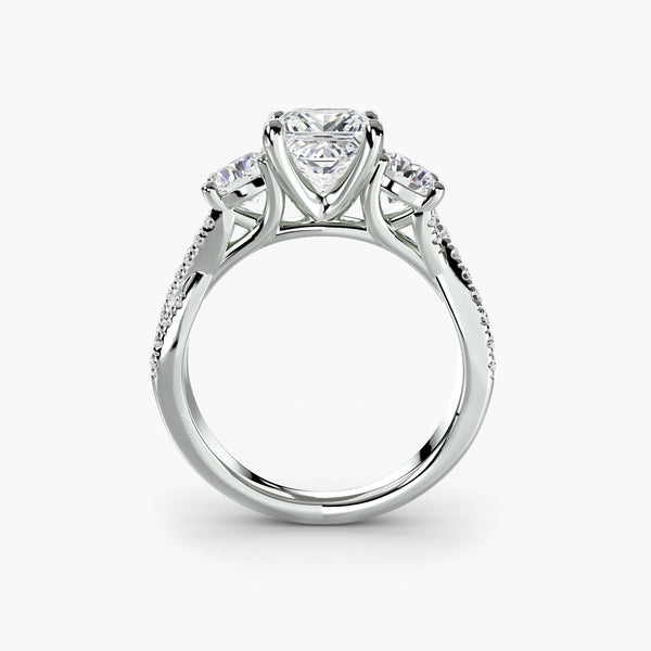 The Trio Pavé Ring