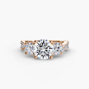 Three-Stone with Pavé Band 2