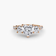 Three-Stone with Pavé Band 3