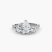 Three-Stone with Pavé Band 3