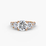 Three-Stone with Pavé Band 3