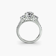 Three-Stone with Pavé Band 3