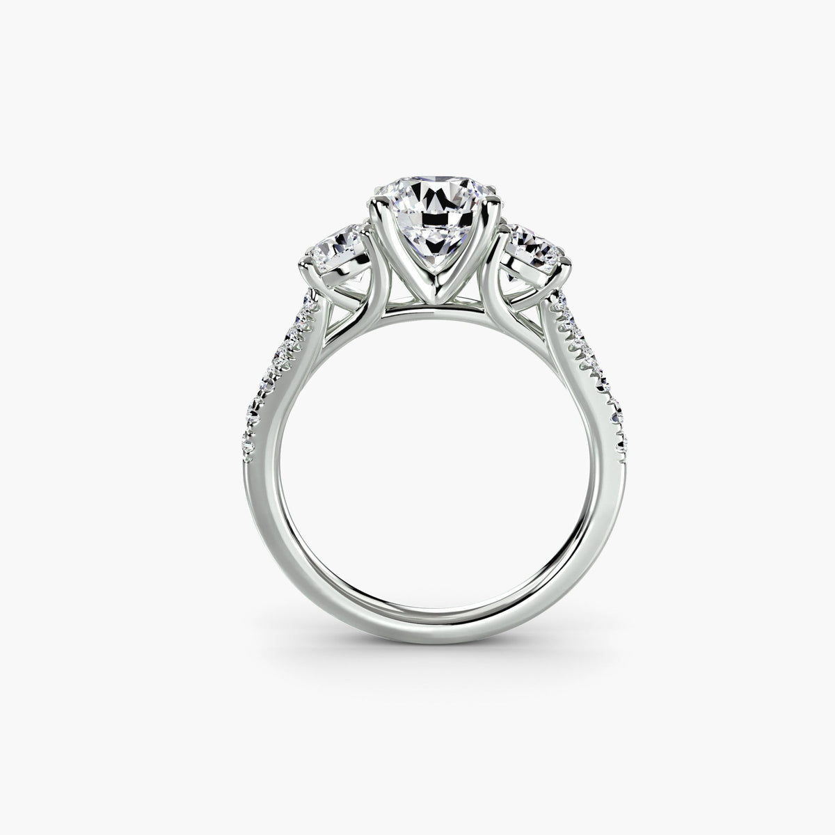 The Triad Pavé Ring