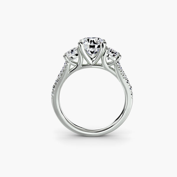 The Triad Pavé Ring