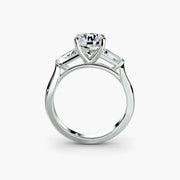 Three-Stone Ring (Baguette Side Stones)