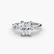 Three-Stone Ring (Baguette Side Stones) 2