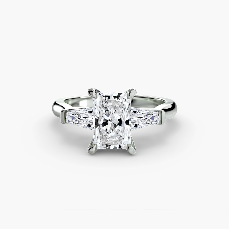 Three-Stone Ring (Baguette Side Stones) 2