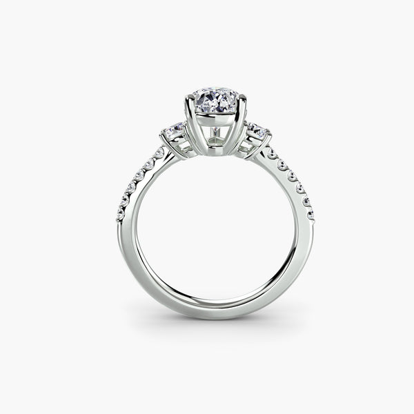 The Trefoil Pavé Ring