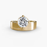 The Ava Wide Band Ring