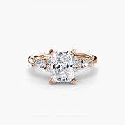 The Floral Accent Solitaire
