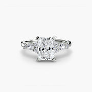The Floral Accent Solitaire