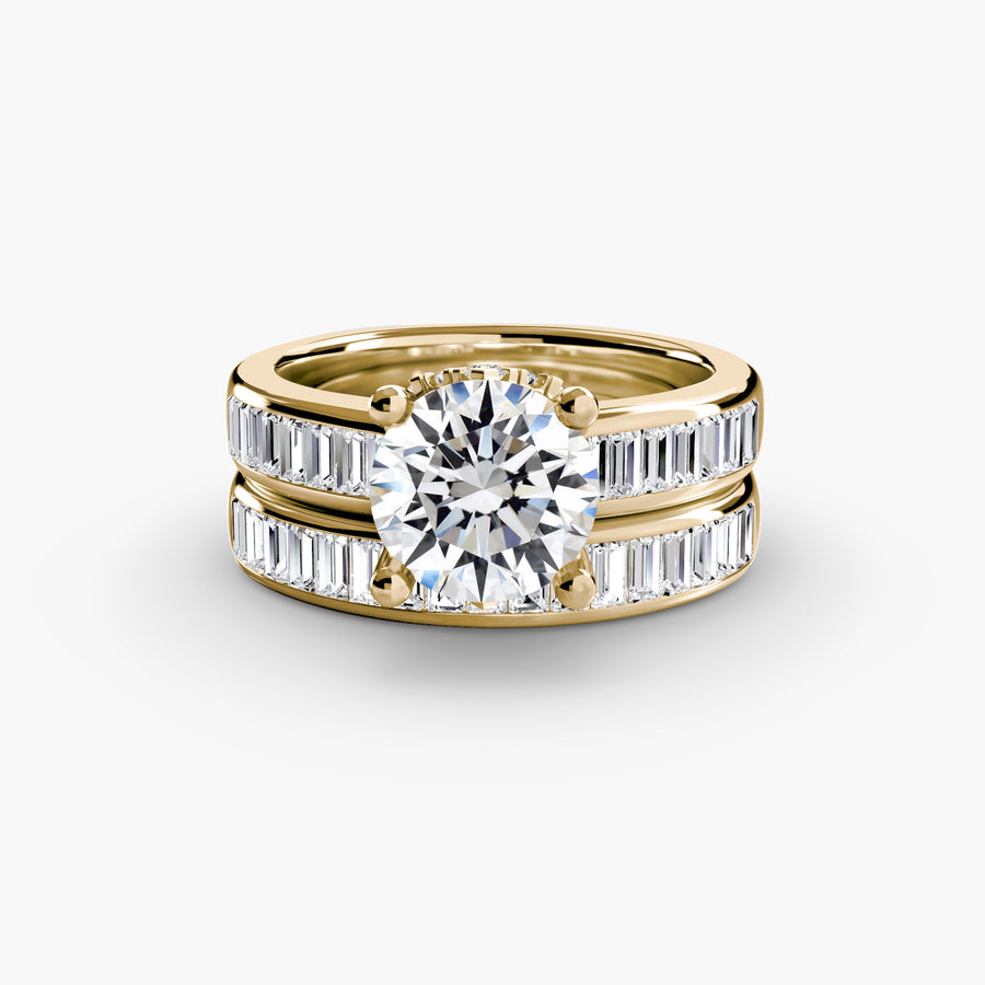 Baguette Channel Solitaire