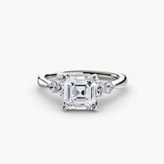Solitaire with Shoulder Accents 2