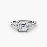 Solitaire with Shoulder Accents 2