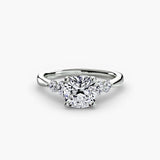 Solitaire with Shoulder Accents 2