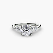 Solitaire with Shoulder Accents 2