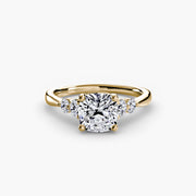 Solitaire with Shoulder Accents 2