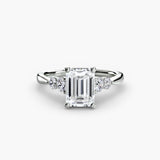 Solitaire with Shoulder Accents 2