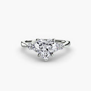 Solitaire with Shoulder Accents 2