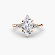 Solitaire with Shoulder Accents 2