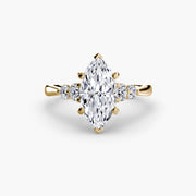 Solitaire with Shoulder Accents 2