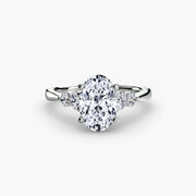 Solitaire with Shoulder Accents 2