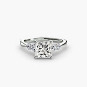 Solitaire with Shoulder Accents 2