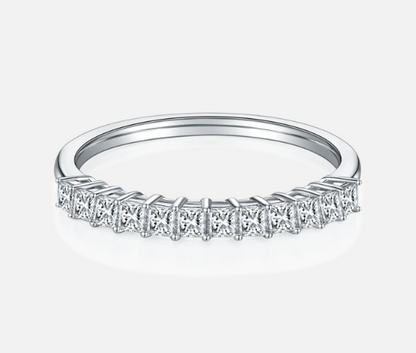 1CT princess cut band