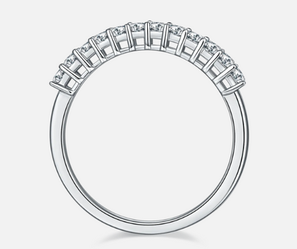 1CT princess cut band