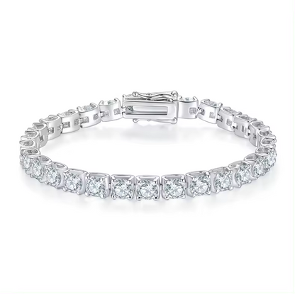 4ct moissanite tennis bracelet -4mm