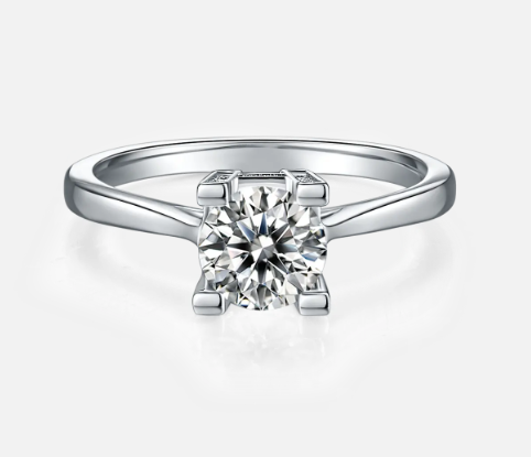 1ct side halo stone ring