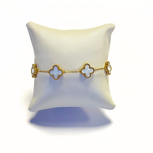 Clover Bracelet- Yellow