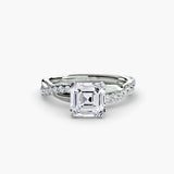 The Emerald Twist Pavé Ring