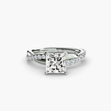 The Emerald Twist Pavé Ring