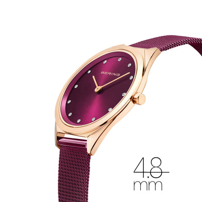 Bering Ladies Ultra Slim Purple Watch