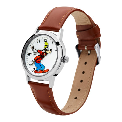 Disney Bold Goofy 35mm Brown Watch