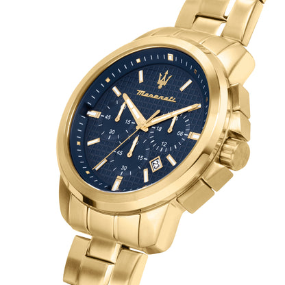 Maserati Successo 44mm Yellow Gold Chronograph