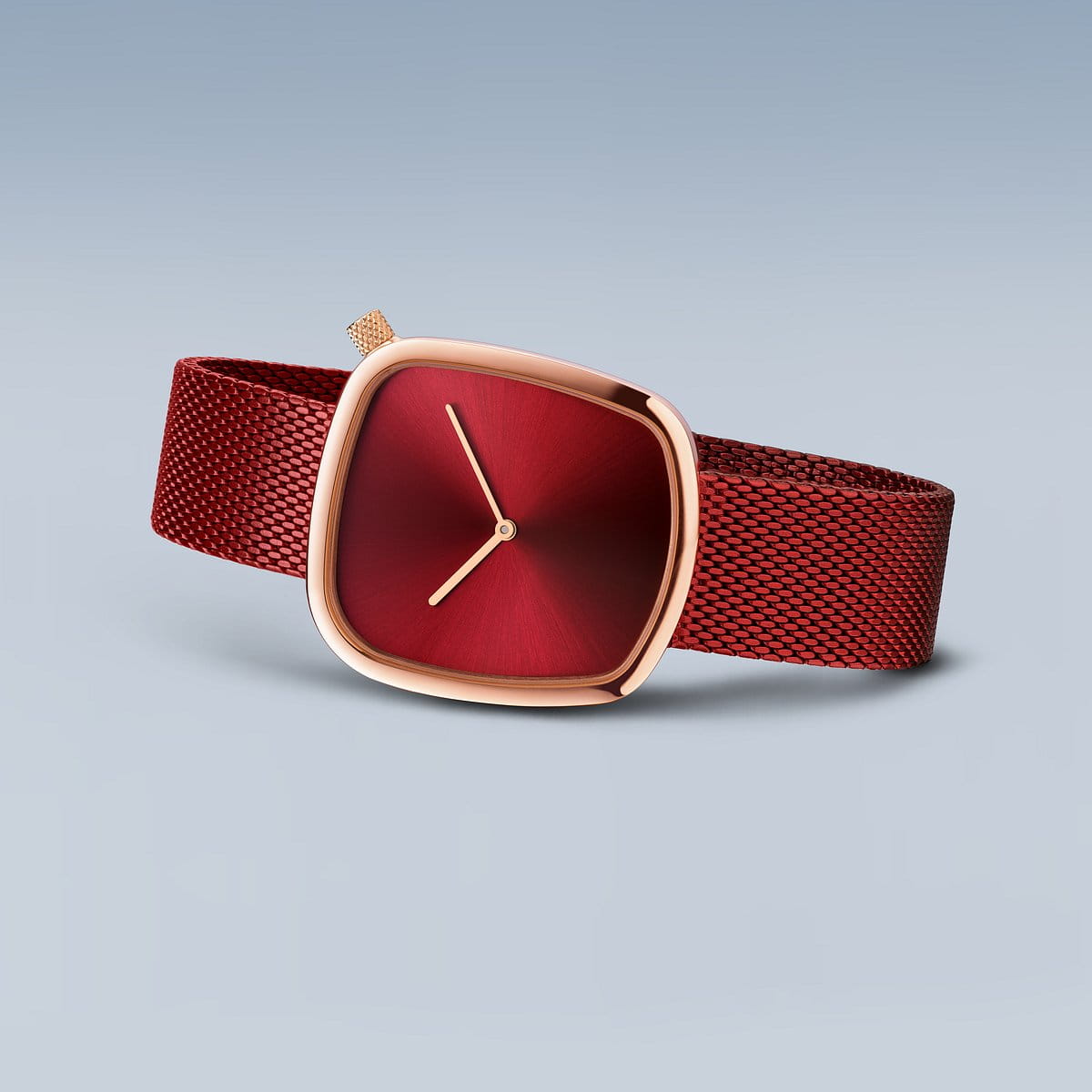 Bering Ladies Pebble Red Watch