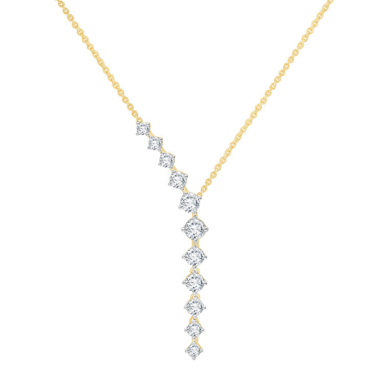 Maybelle 1.00ct Lab Grown Diamond Necklace | 9CT Yellow Gold