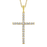 Graciela 0.50ct Lab Grown Diamond Necklace | 9CT Yellow/White Gold
