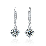 Leila 1CT Drop Earrings